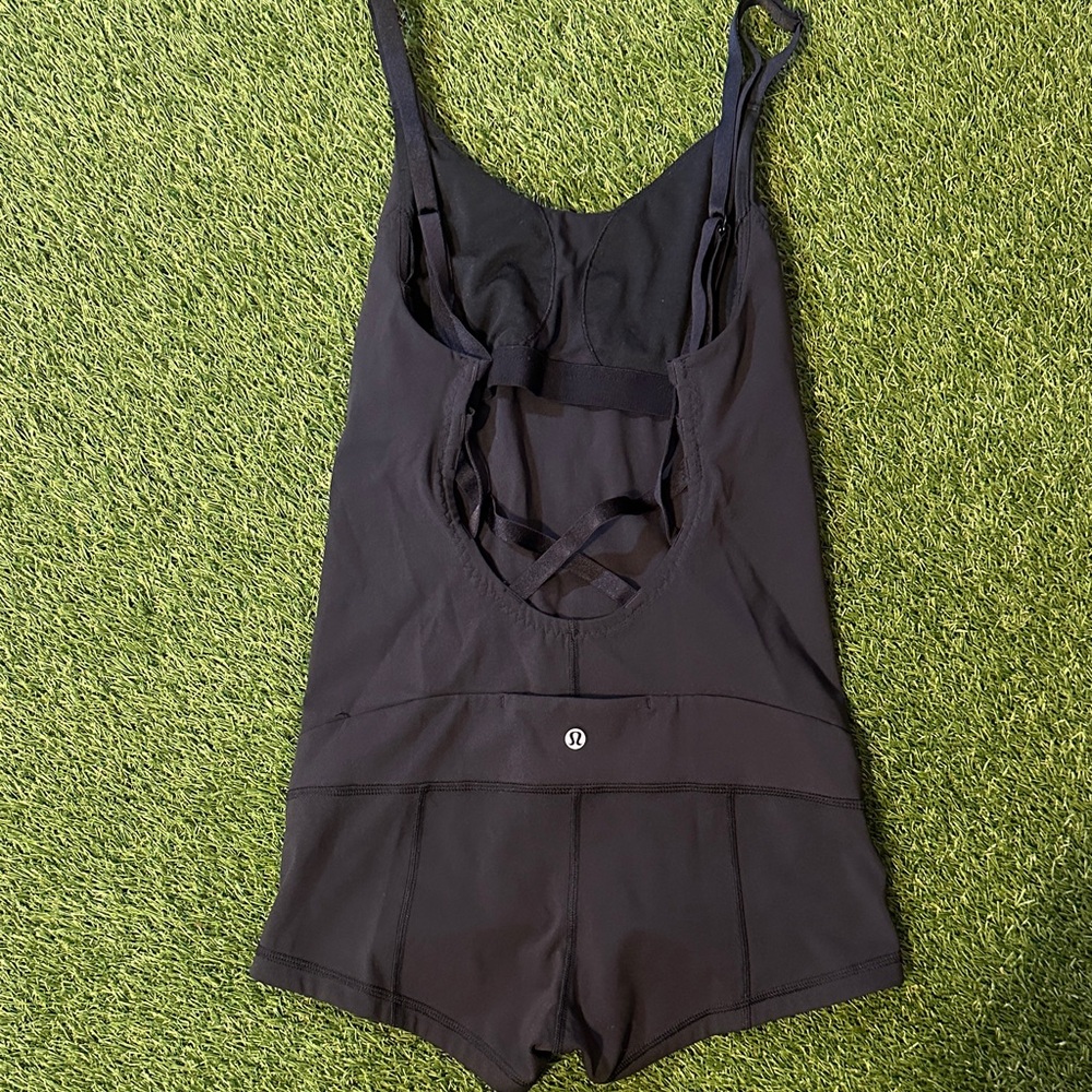 lululemon athletica Black Strappy Back Romper - Women’s Intimates & Sleepwear